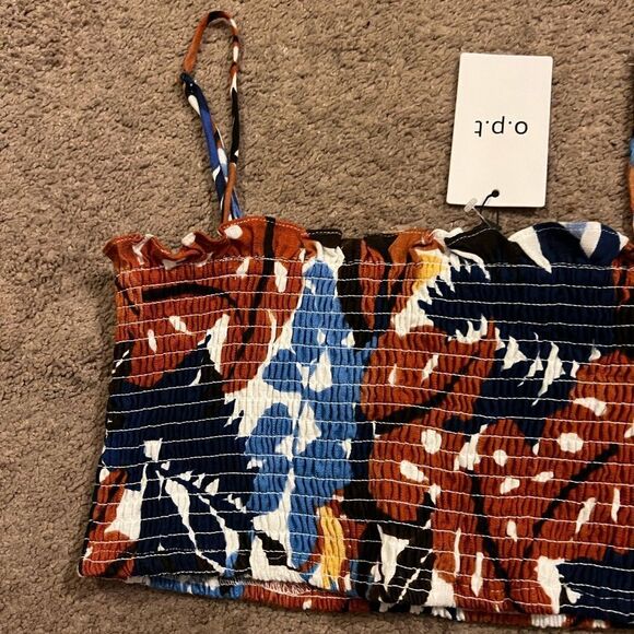 NWT o.p.t one pretty time crop top M - Picture 4 of 7